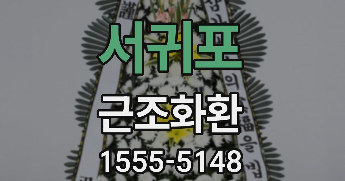 서귀포 근조화환