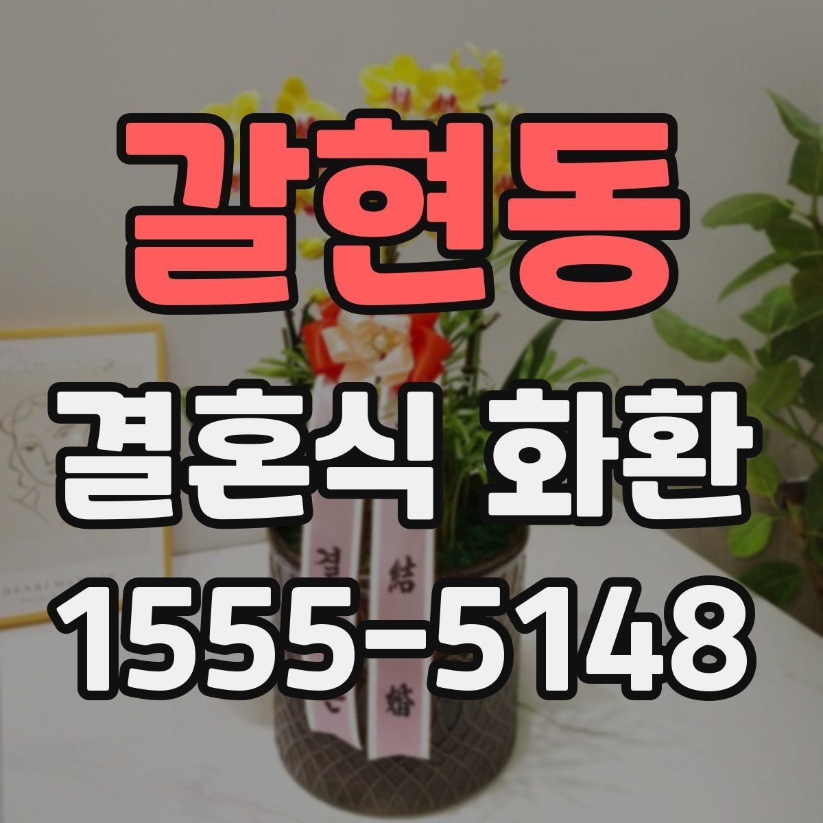 갈현동 결혼식 화환 오래 기다리지 않으려면 확인할 것