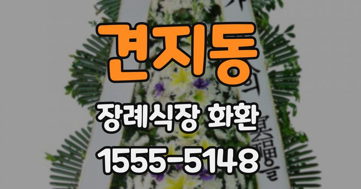 견지동 장례식장 화환