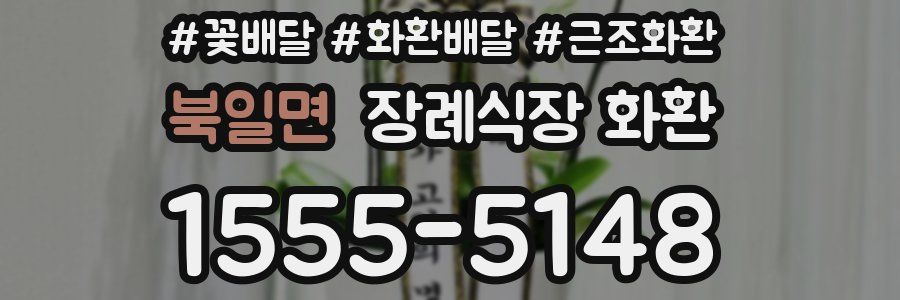 북일면 장례식장 화환