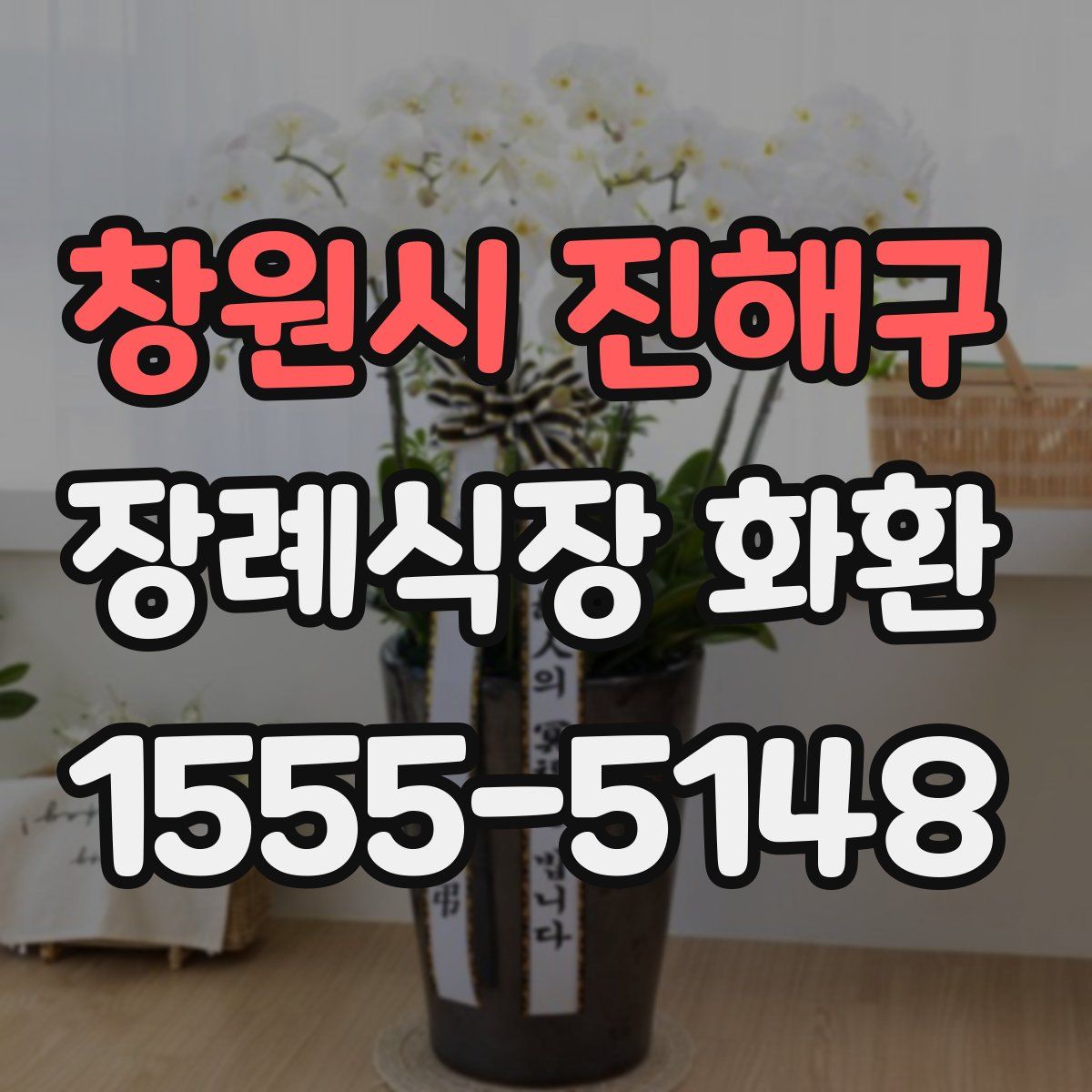 창원시 진해구 장례식장 화환