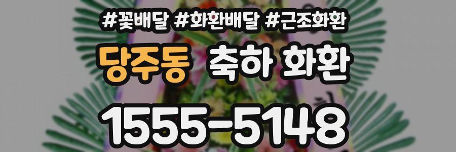 당주동 축하 화환