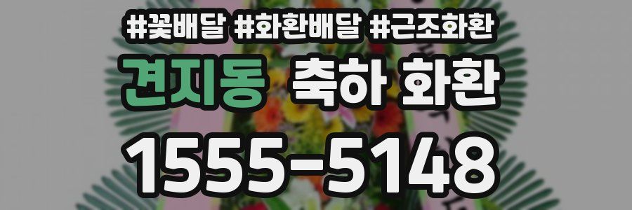 견지동 축하 화환