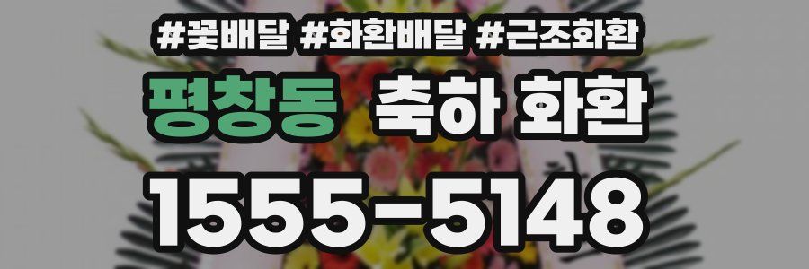 평창동 축하 화환