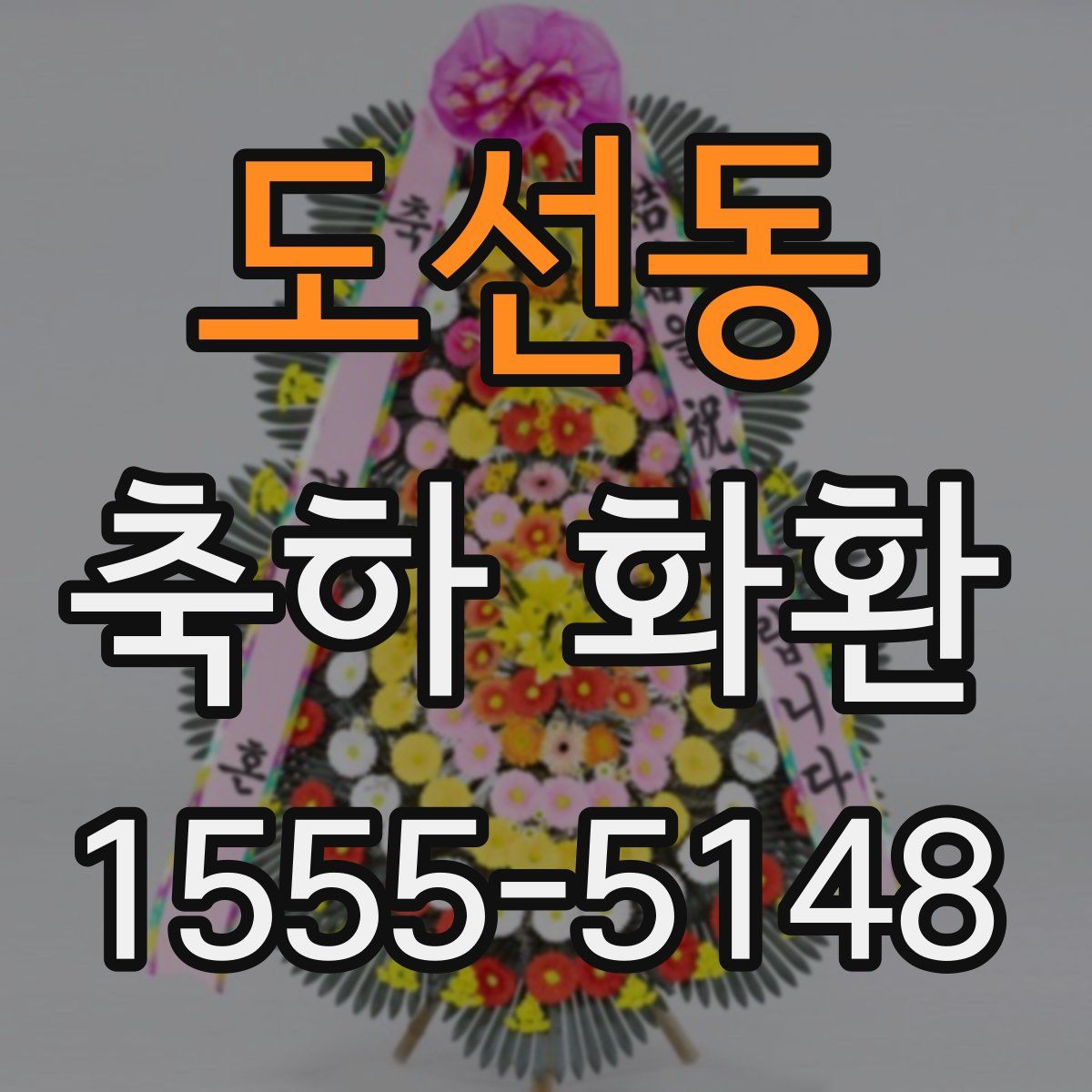 도선동 축하 화환