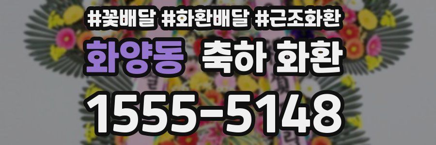 화양동 축하 화환