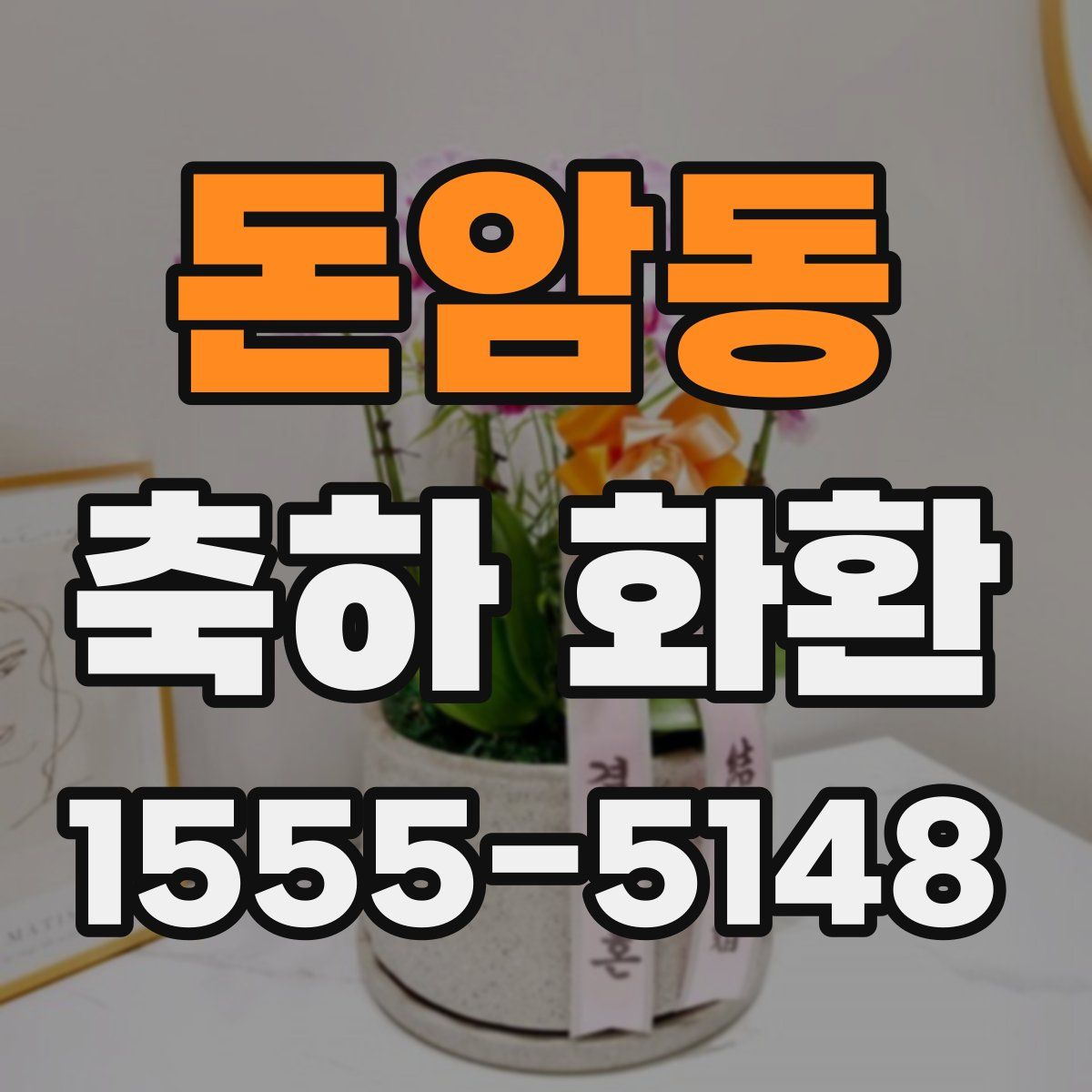 돈암동 축하 화환