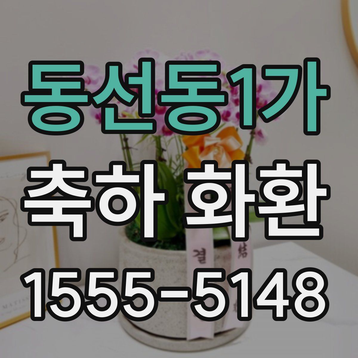 동선동1가 축하 화환