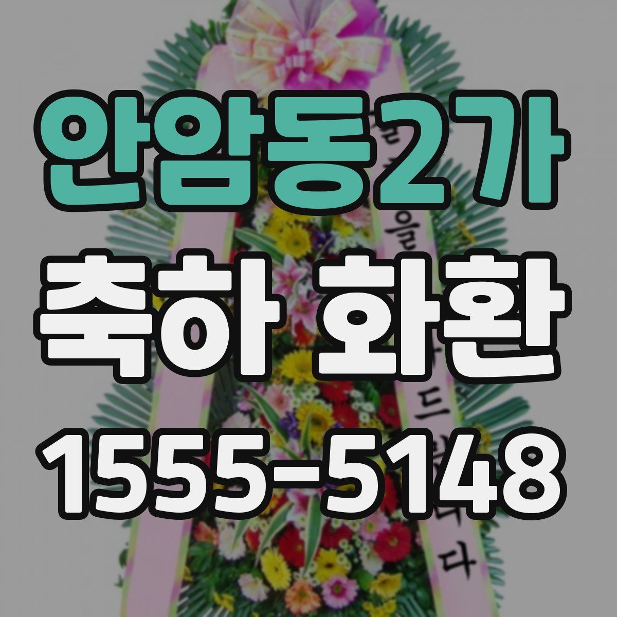 안암동2가 축하 화환