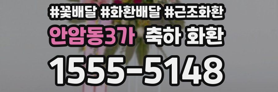안암동3가 축하 화환