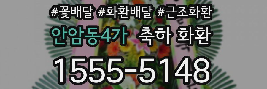 안암동4가 축하 화환