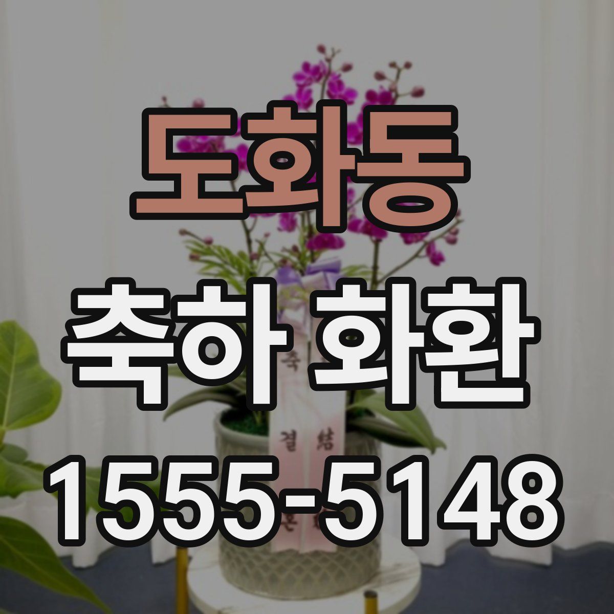 도화동 축하 화환