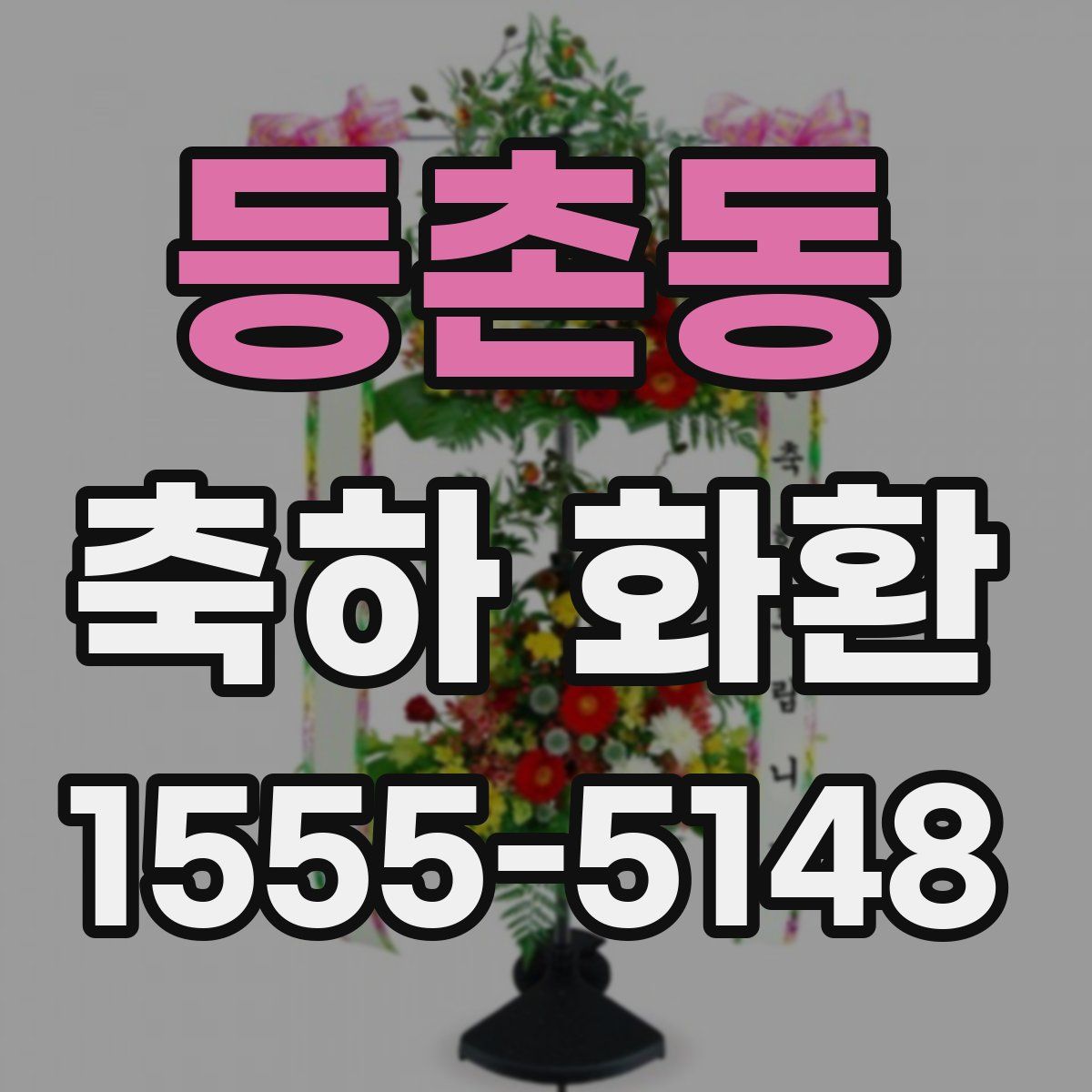 등촌동 축하 화환