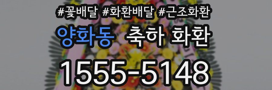 양화동 축하 화환