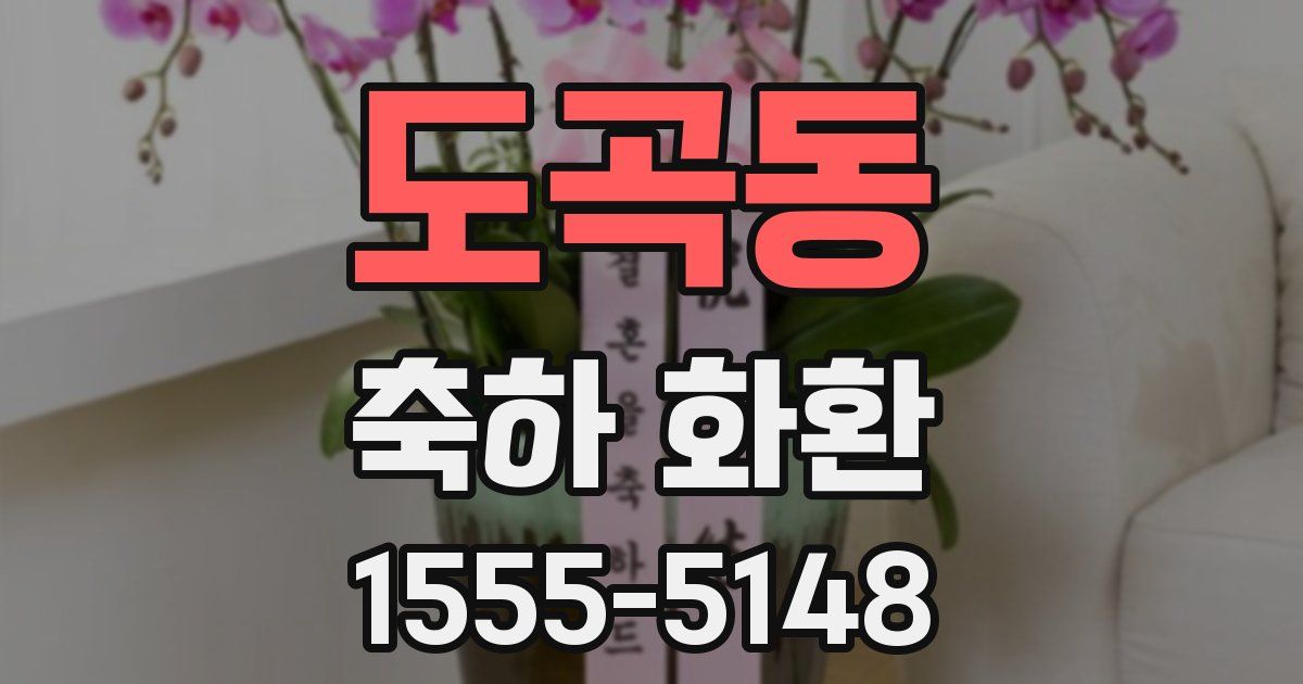 도곡동 축하 화환