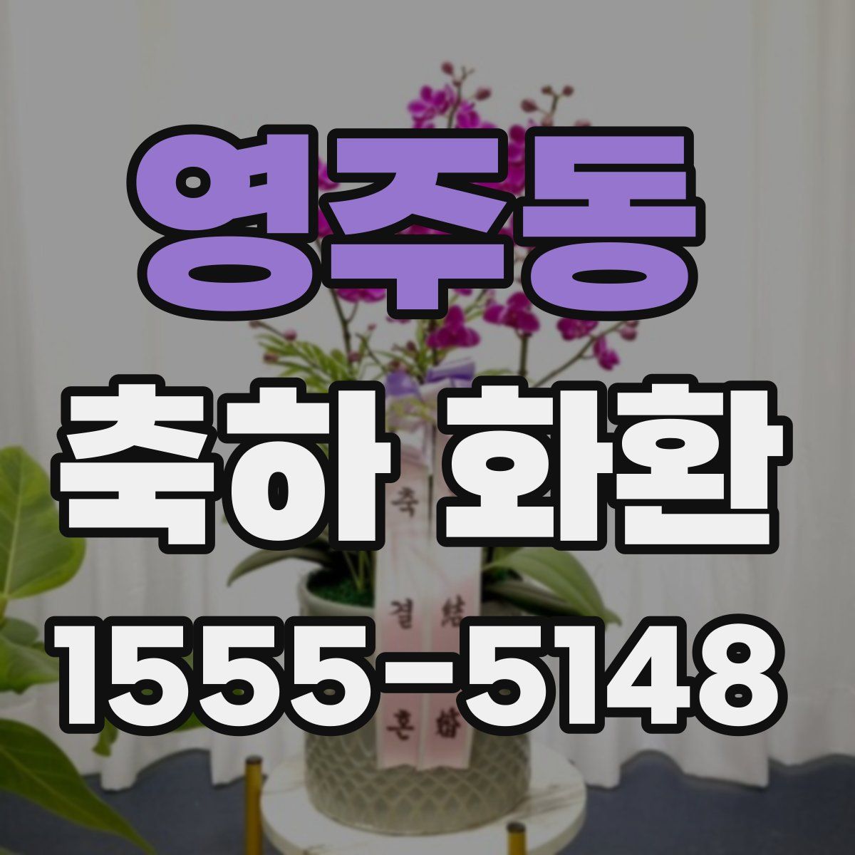 영주동 축하 화환