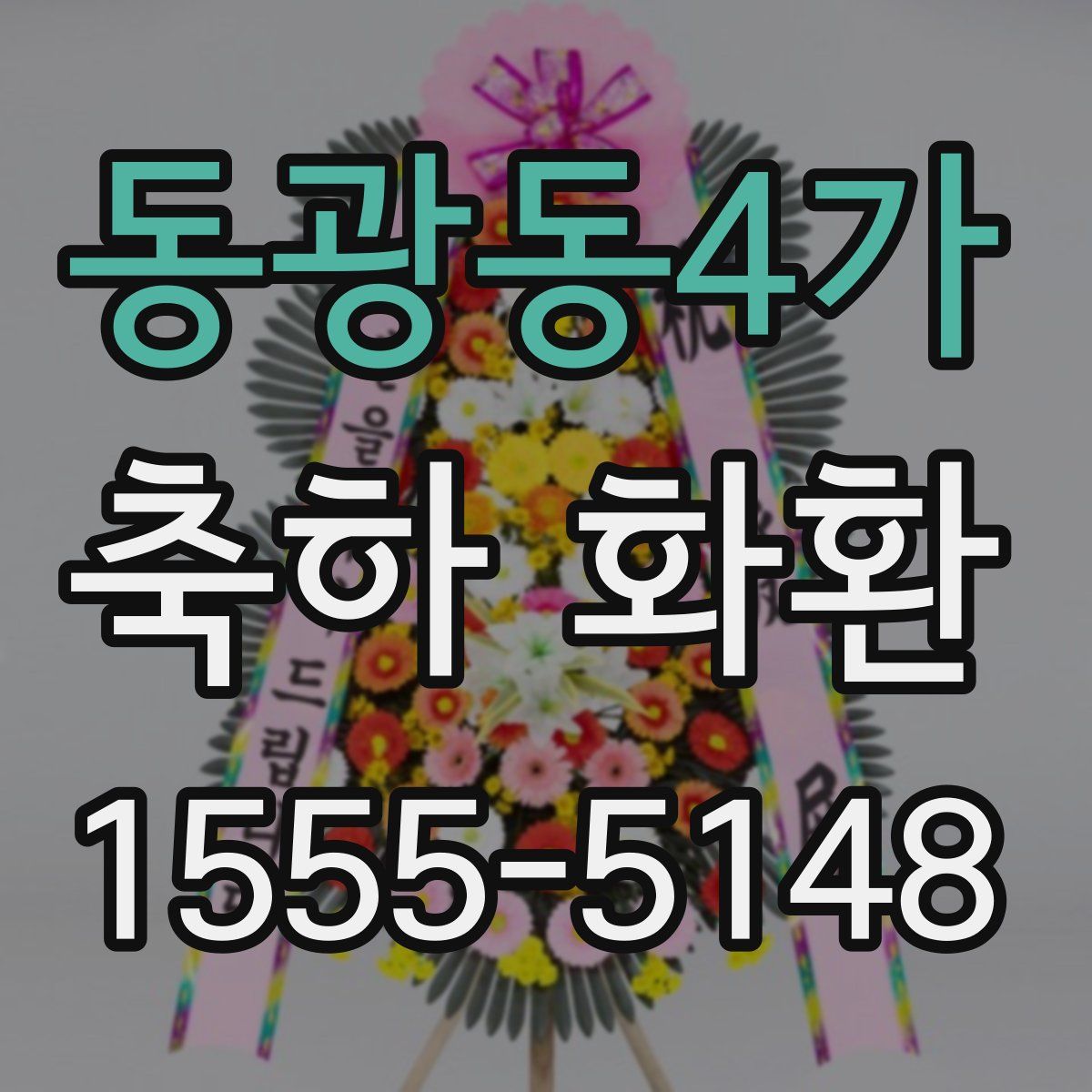 동광동4가 축하 화환