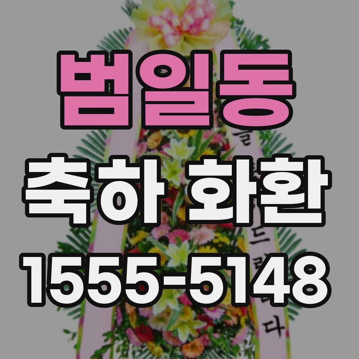 범일동 축하 화환 예산대별 선택 가이드
