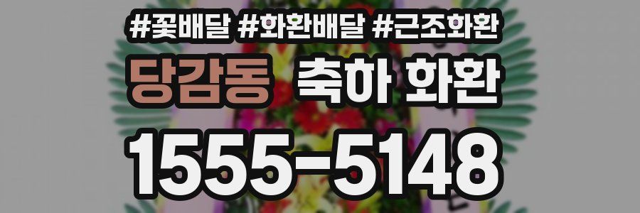 당감동 축하 화환