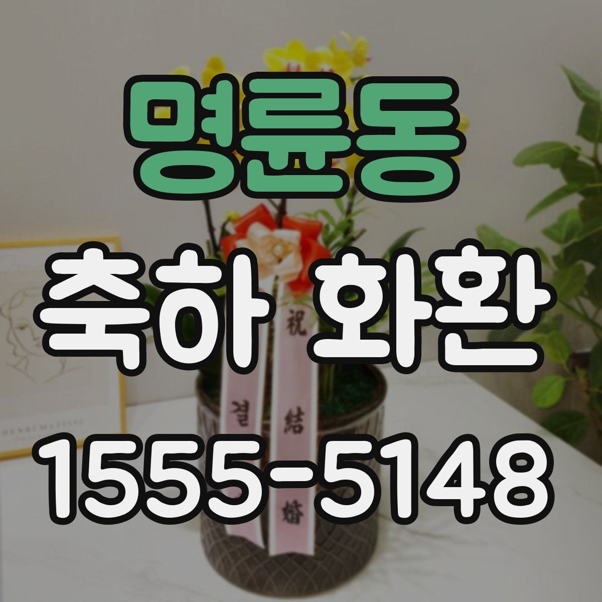 명륜동 축하 화환