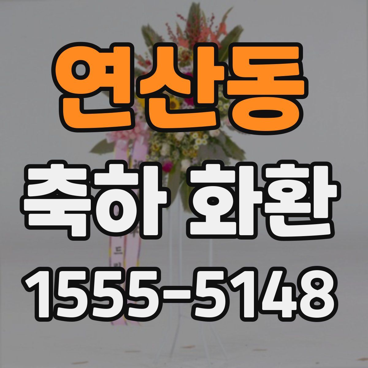 연산동 축하 화환