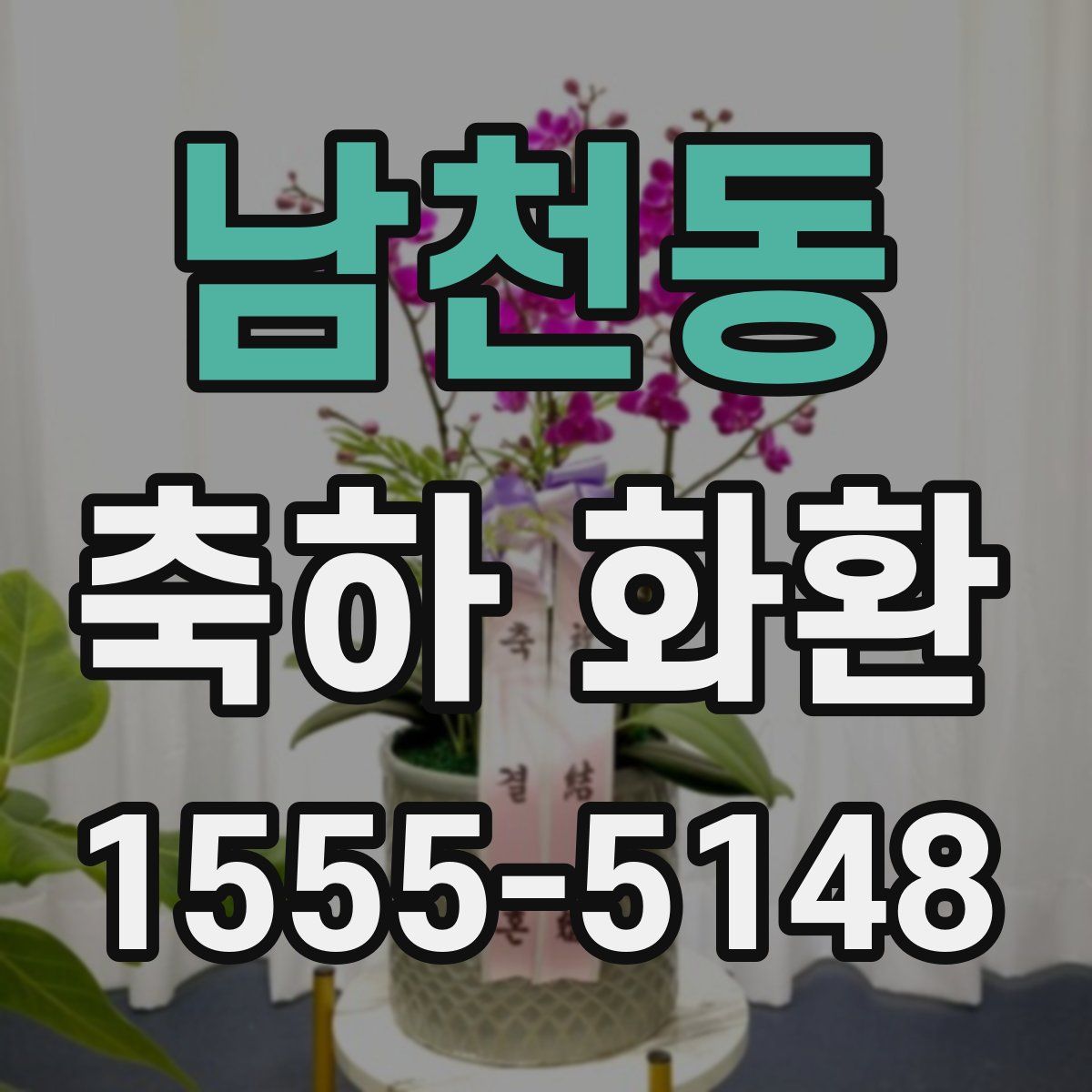 남천동 축하 화환