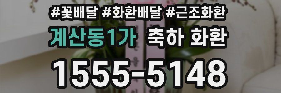 계산동1가 축하 화환