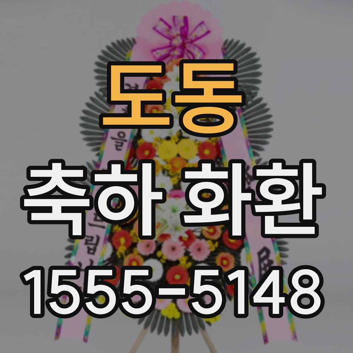 도동 축하 화환