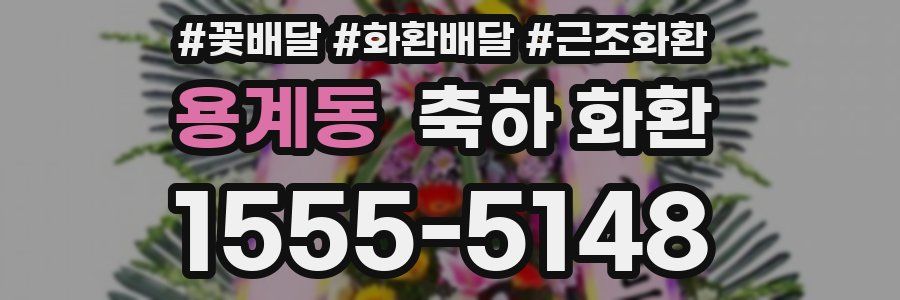 용계동 축하 화환