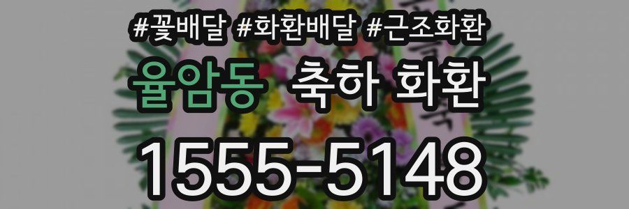 율암동 축하 화환