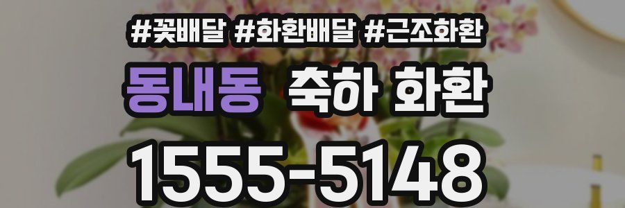 동내동 축하 화환