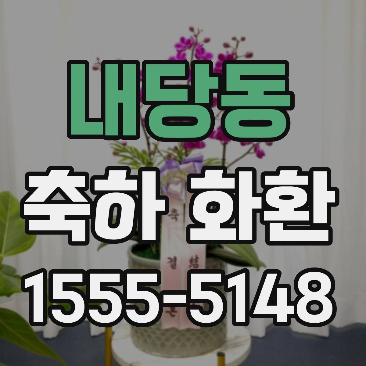 내당동 축하 화환