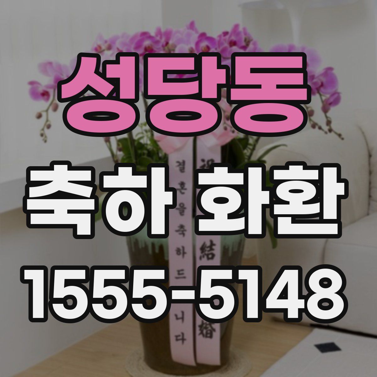 성당동 축하 화환