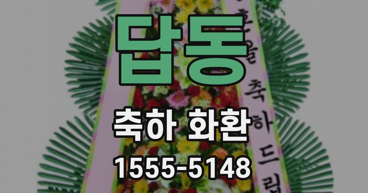 답동 축하 화환