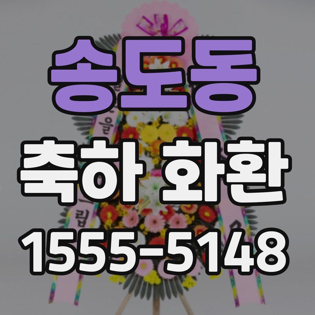 송도동 축하 화환