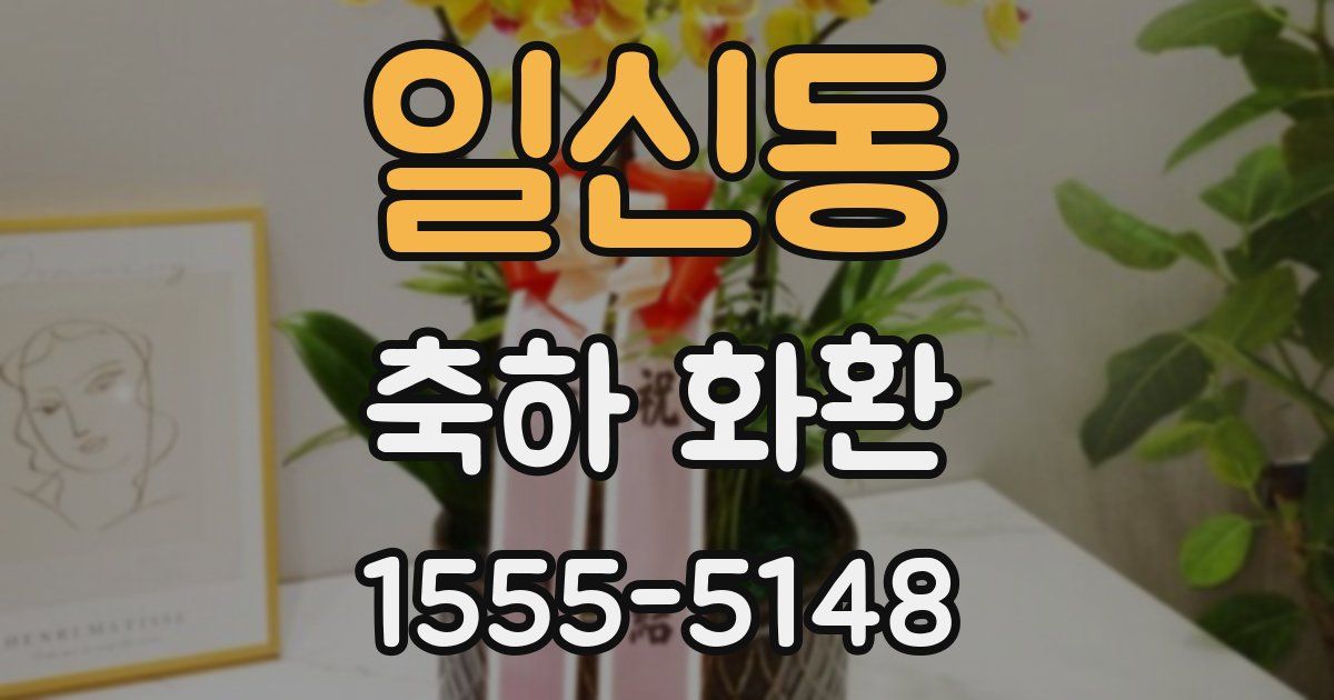 일신동 축하 화환