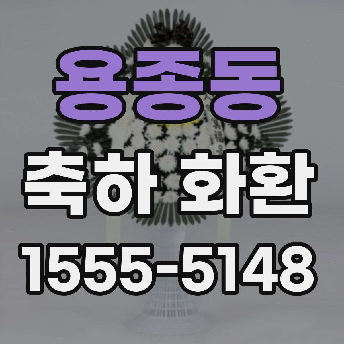 용종동 축하 화환 문구와 리본 배치 살펴보기