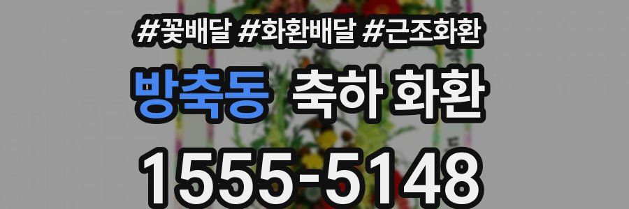 방축동 축하 화환