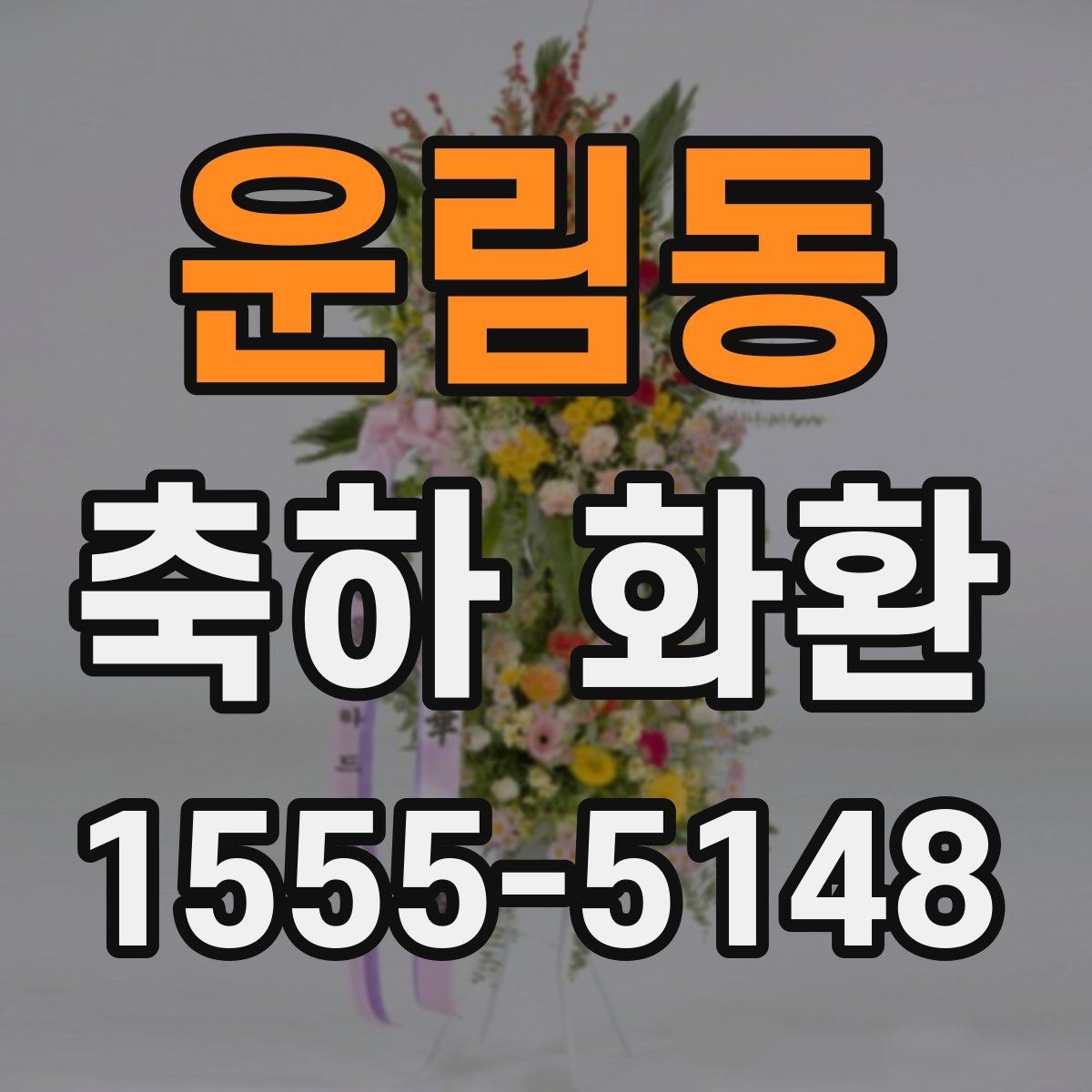 운림동 축하 화환 예식과 개업을 축하하는 행사에 맞는 차이