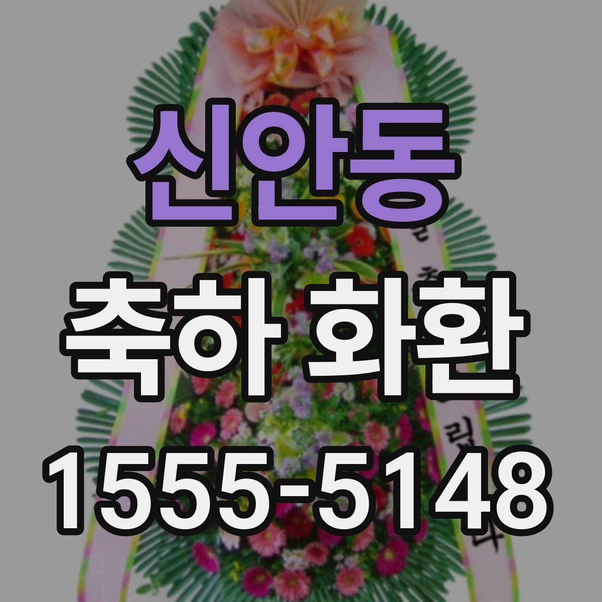 신안동 축하 화환