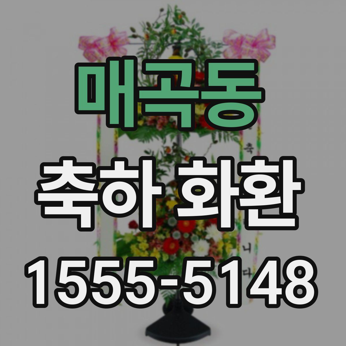 매곡동 축하 화환