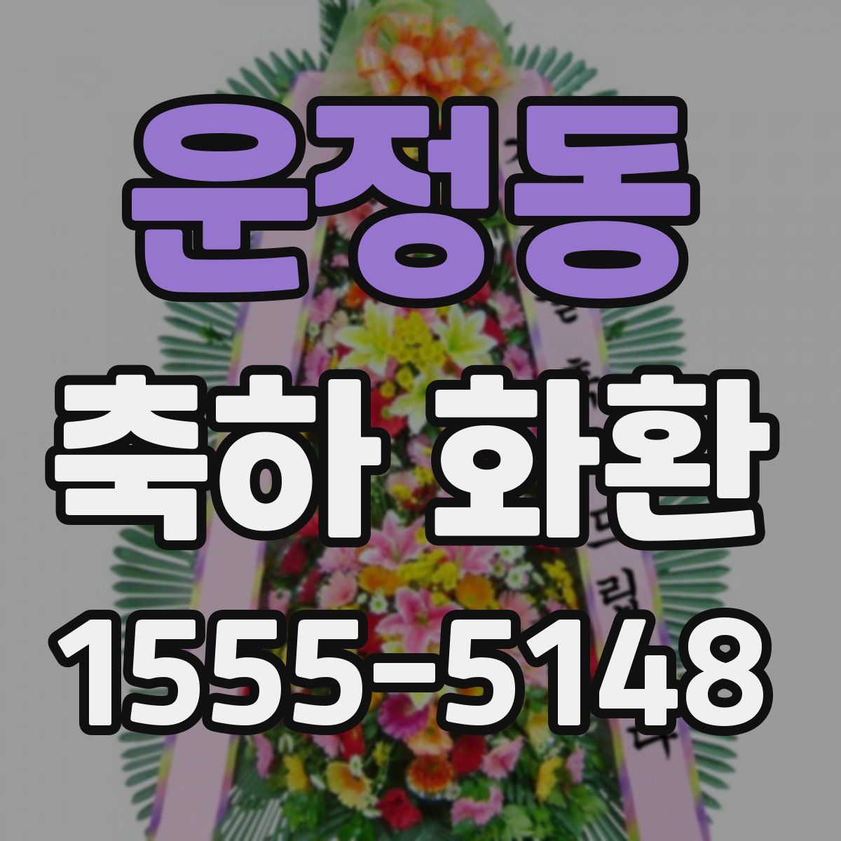 운정동 축하 화환