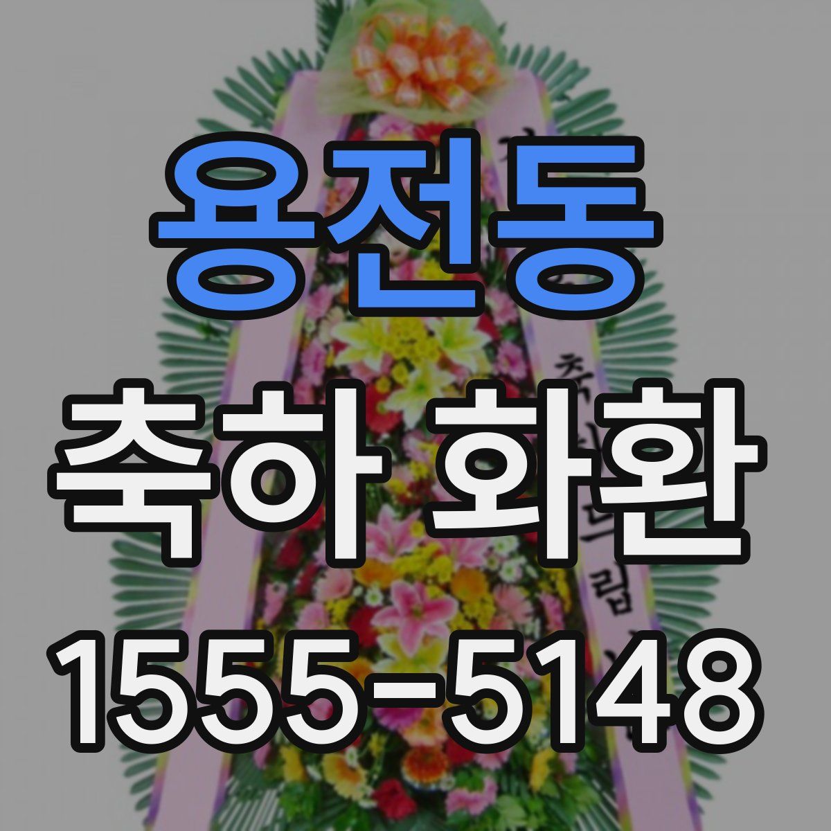 용전동 축하 화환