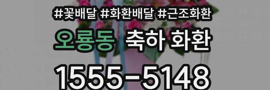 오룡동 축하 화환
