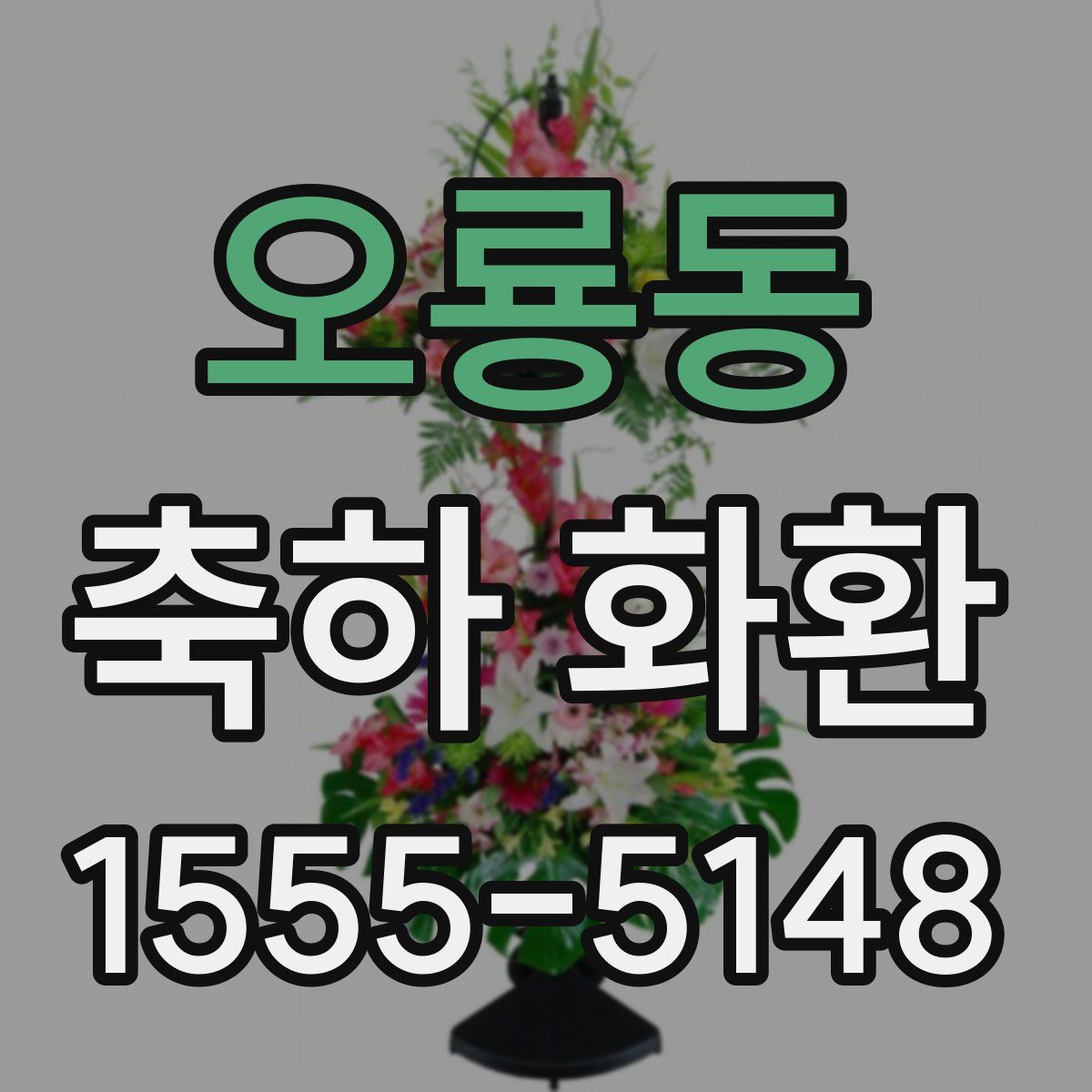 오룡동 축하 화환