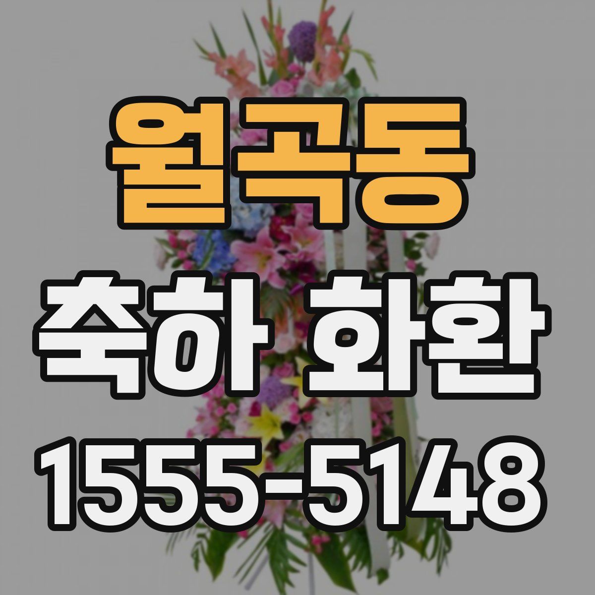 월곡동 축하 화환