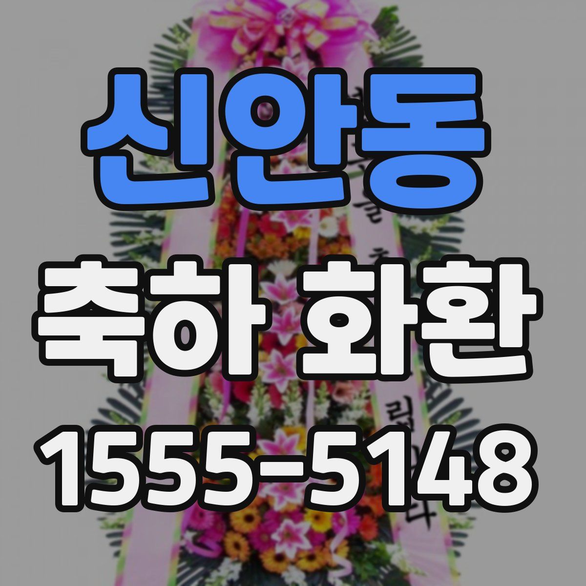 신안동 축하 화환