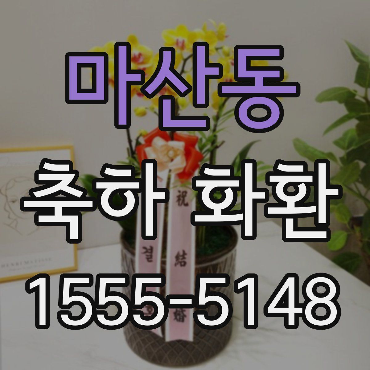 마산동 축하 화환