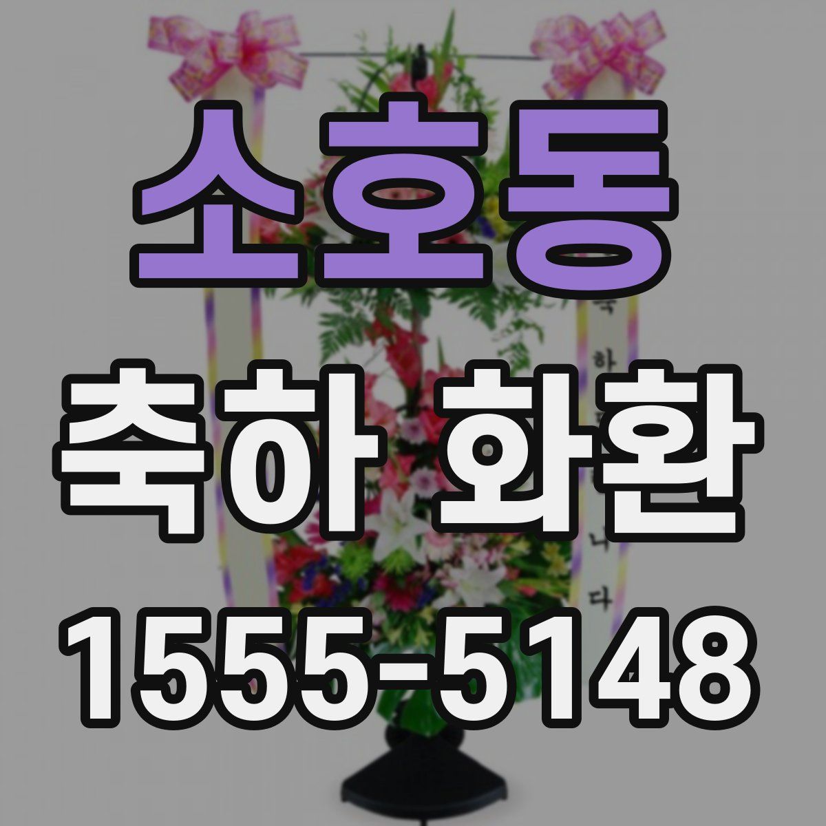 소호동 축하 화환