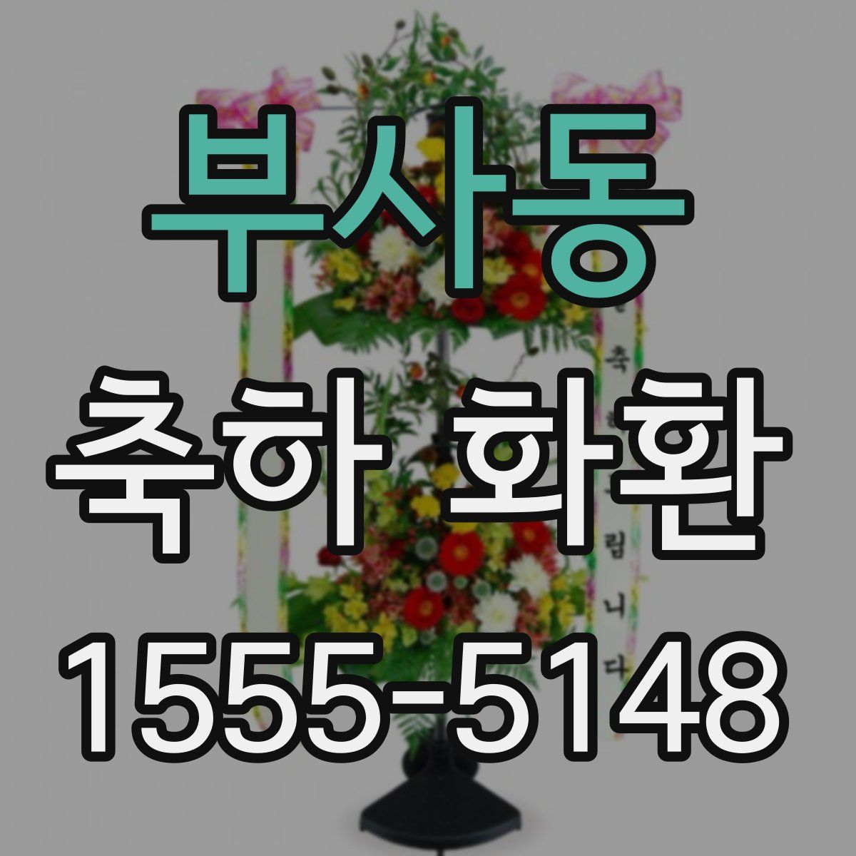 부사동 축하 화환